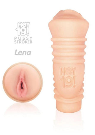 Hey 19! Vibrating Teen Pussy Stroker Lena - Flesh