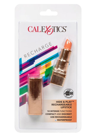 Hide and Play Rechargeable Lipstick - Coral