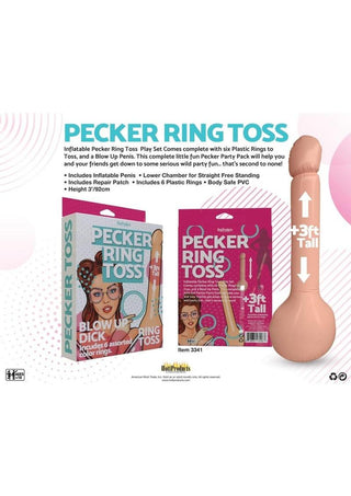 Inflatable Pecker Ring Toss Game