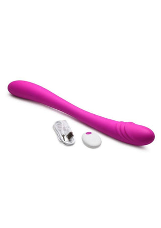 Inmi 7x Double Down Rechargeable Silicone Double Dildo with Remote Control