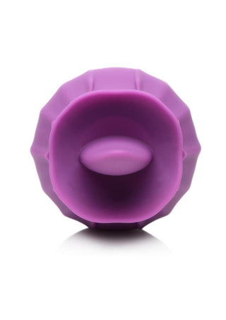 Inmi Bloomgasm Wild Violet 10x Silicone Rechargeable Licking Clit Stimulator