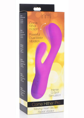 Inmi Come Hither Pro Silicone Rechargeable Rabbit Vibrator - Pink