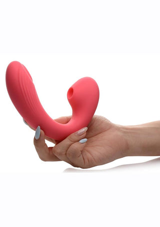 Inmi Shegasm Joy-Pulse Flexible Suction Rechargeable Silicone G-Spot Vibrator