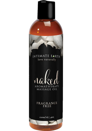 Intimate Earth Naked Aromatherapy Massage Oil Fragrance Free - 4oz