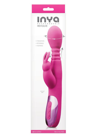 Inya Revolve Silicone Rechargeable Vibrator - Pink