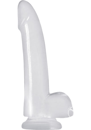 Jelly Rancher Smooth Rider Dildo - Clear - 5in