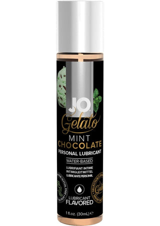 JO Gelato Water Based Flavored Lubricant Mint Chocolate - Chocolate - 1oz