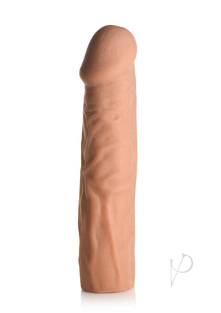 Jock Extra Long Penis Extension Sleeve - Caramel - 1.5in