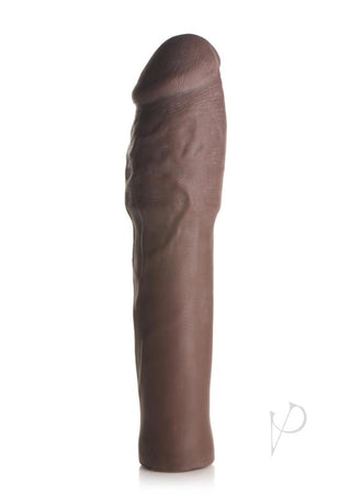 Jock Extra Thick Penis Extension Sleeve - Chocolate - 2in