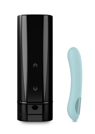 Kiiroo Onyx+ and Pearl2+ Couple Set Masturbator and Vibrator - Green/Turquoise