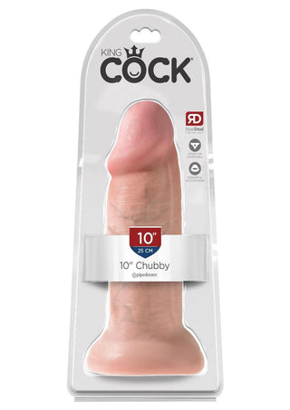 King Cock Chubby Dildo - Vanilla - 10in