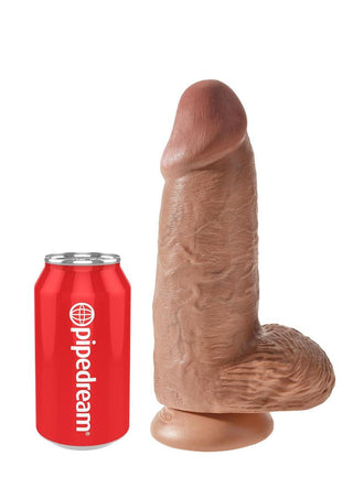 King Cock Chubby Dildo - Caramel/Tan - 9in