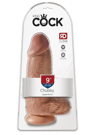 King Cock Chubby Dildo - Caramel/Tan - 9in