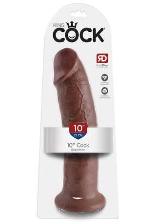 King Cock Dildo - Chocolate - 10in