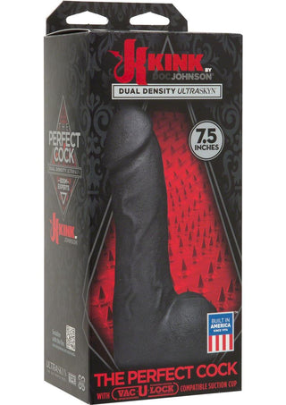 Kink The Perfect Dildo - Black - 7.5in