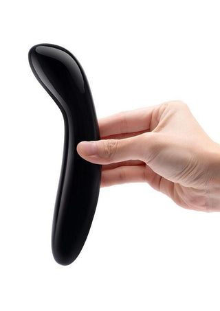 Le Wand Crystal G-Wand with Silicone Ring - Black Obsidian