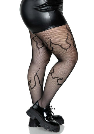 Leg Avenue Flame Net Tights