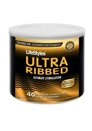 LifeStyles Ultra Ribbed 40 - Bowl