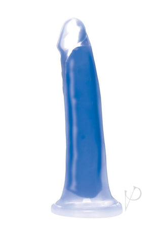 Lollicock Glow In The Dark Silicone Dildo - Blue/Glow In The Dark - 7in