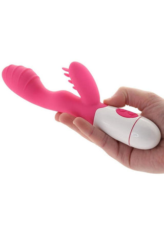 Lotus Sensual Massager #3 Silicone Rabbit Vibrator