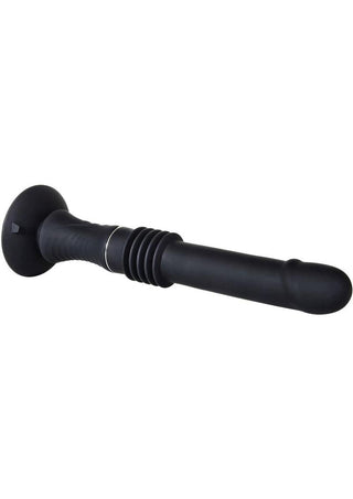 Love Thrust Rechargeable Silicone Vibrator with Suction Cup Base