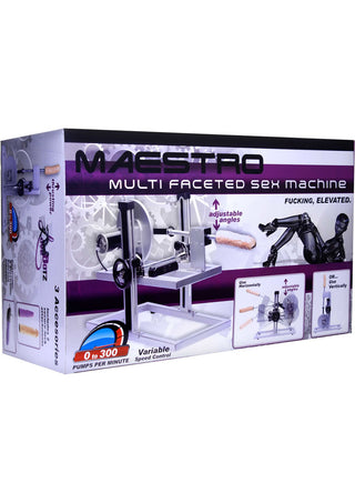 Lovebotz Maestro Multi-Faceted Sex Machine - Gray