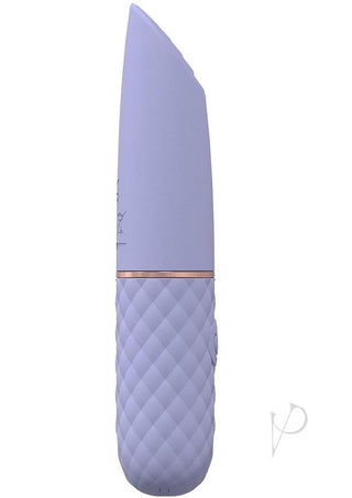 Loveline Beso Silicone Rechargeable 10 Speed Vibrating Mini Lipstick Vibe - Lavender