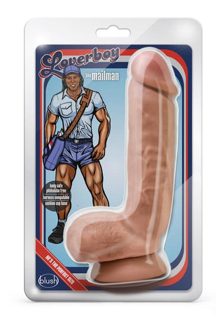 Loverboy The Mailman Dildo - Caramel/Mocha - 8.5in