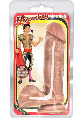 Loverboy The Matador Dildo with Balls - Caramel/Flesh - 8in