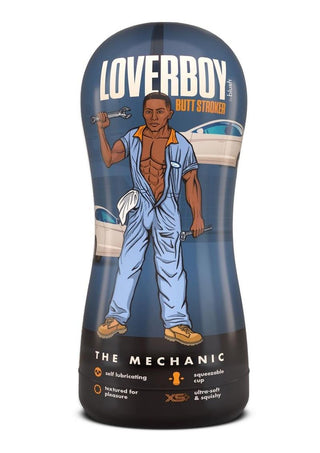 Loverboy The Mechanic Self Lubricating Anal Pocket Stroker - Chocolate