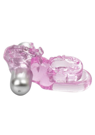 Lovers Delight Ele Vibrating Cock Ring with Clitoral Stimulation