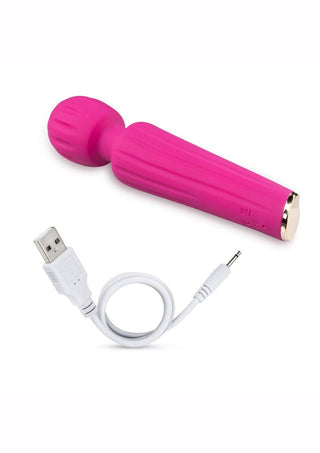 Lush Allana Velvet Rechargeable Silicone Wand Vibrator