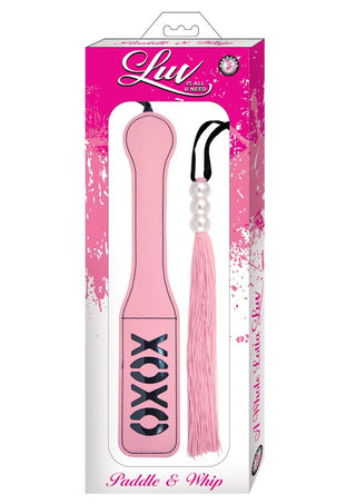 Luv Paddle and Whip - Pink - Set