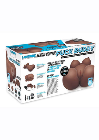 Luvdollz Remote Control Vibrating Rechargeable Fuck Buddy Masturbator - Torso