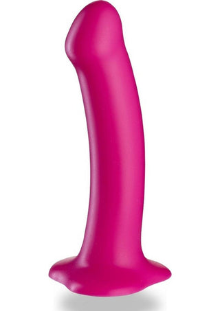 Magnum Silicone Dildo with Suction Cup Base - Blackberry - Pink