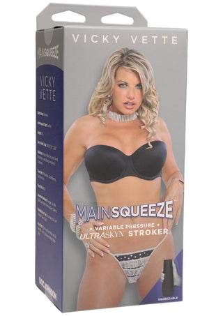 Main Squeeze Vicky Vette Ultraskyn Masturbator - Pussy - Flesh/Vanilla