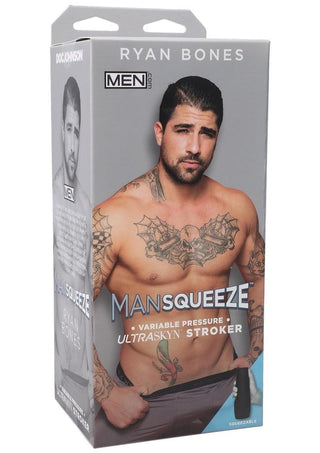 Man Squeeze Ryan Bones Ultraskyn Masturbator - Butt - Flesh/Vanilla