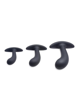 Master Series Dark Delights Curved Silicone Anal Trainer