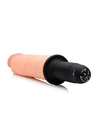 Master Series Onslaught XXL Vibrating Giant 9.75in Dildo Thruster