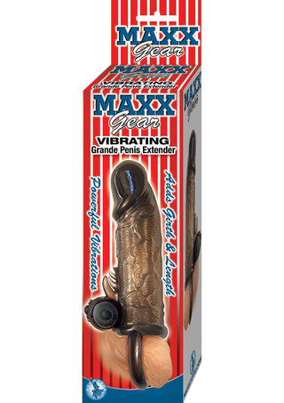 Maxx Gear Vibrating Grande Penis Extender - Black