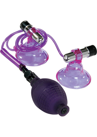 ME YOU US High Beam Vibrating Nipple Pump - Purple