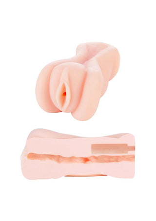 ME YOU US Miss Mischa Deluxe Realistic Masturbator - Pussy - Flesh/Vanilla