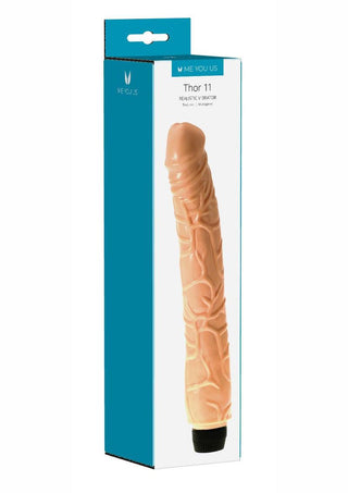 ME YOU US Thor 11 Realistic Vibrator - Flesh/Vanilla - 11in