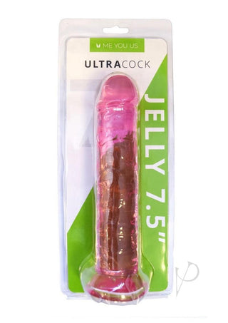 ME YOU US Ultracock Jelly Dong - Pink - 7.5in