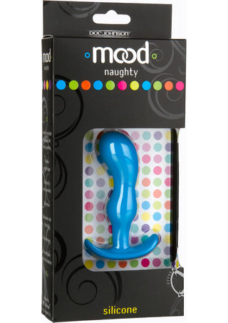 Mood Naughty 2 Silicone Anal Plug - Blue - Small