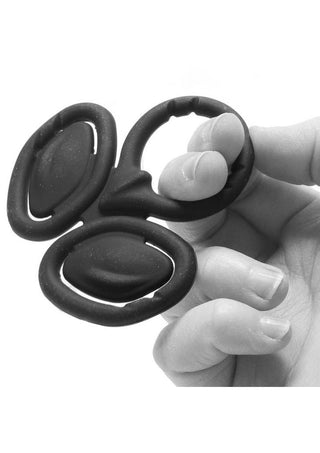 My Cockring The Triad Silicone Cock Ring and Ball Cinch