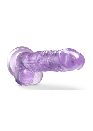 Naturally Yours Crystalline Dildo 7in - Amethyst