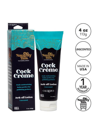 Naughty Bits Cock CrÃ¨me Water Based Jerk-Off Lotion