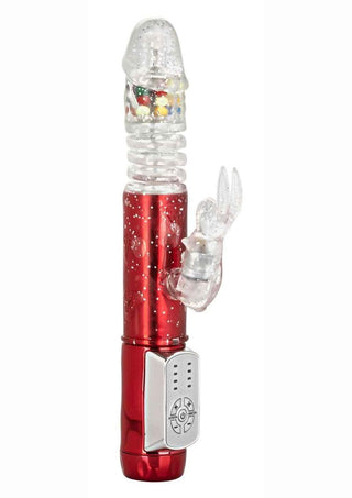 Naughty Bits Cumball Machine Thrusting Jack Rabbit Vibrator - Red