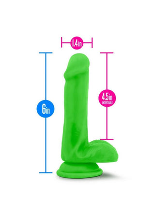 Neo Elite Silicone Dual Density Dildo with Balls